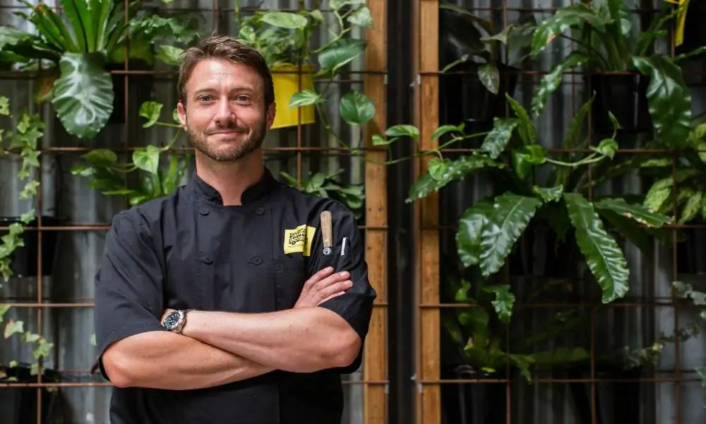 OzHarvest head chef Travis Harvey.